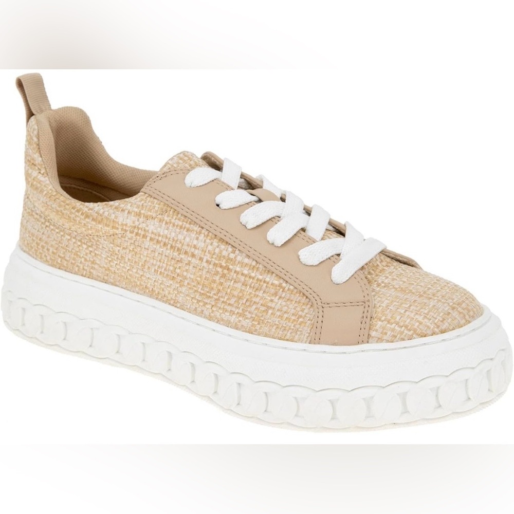 BCBGeneration Beige Textured Sneakers